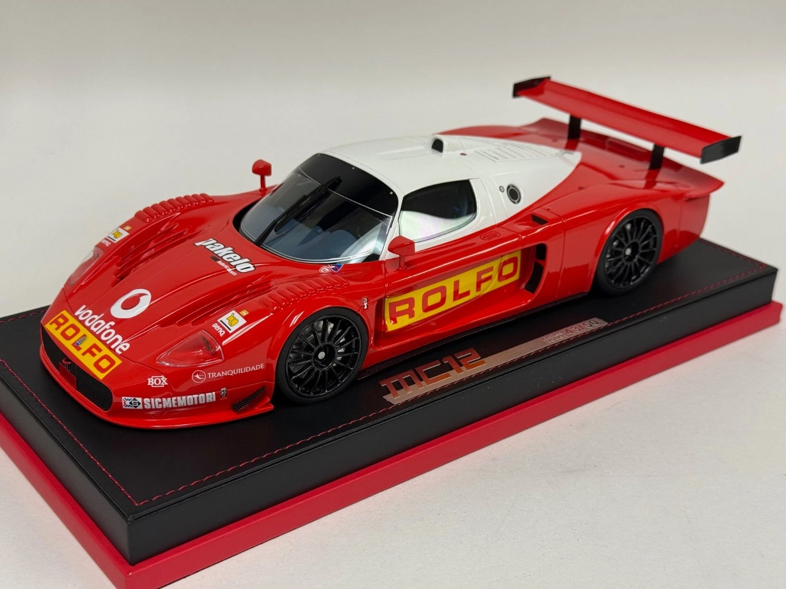 AB Models 1:18 Maserati MC12 Corsa Rolfo Rossi Test Car