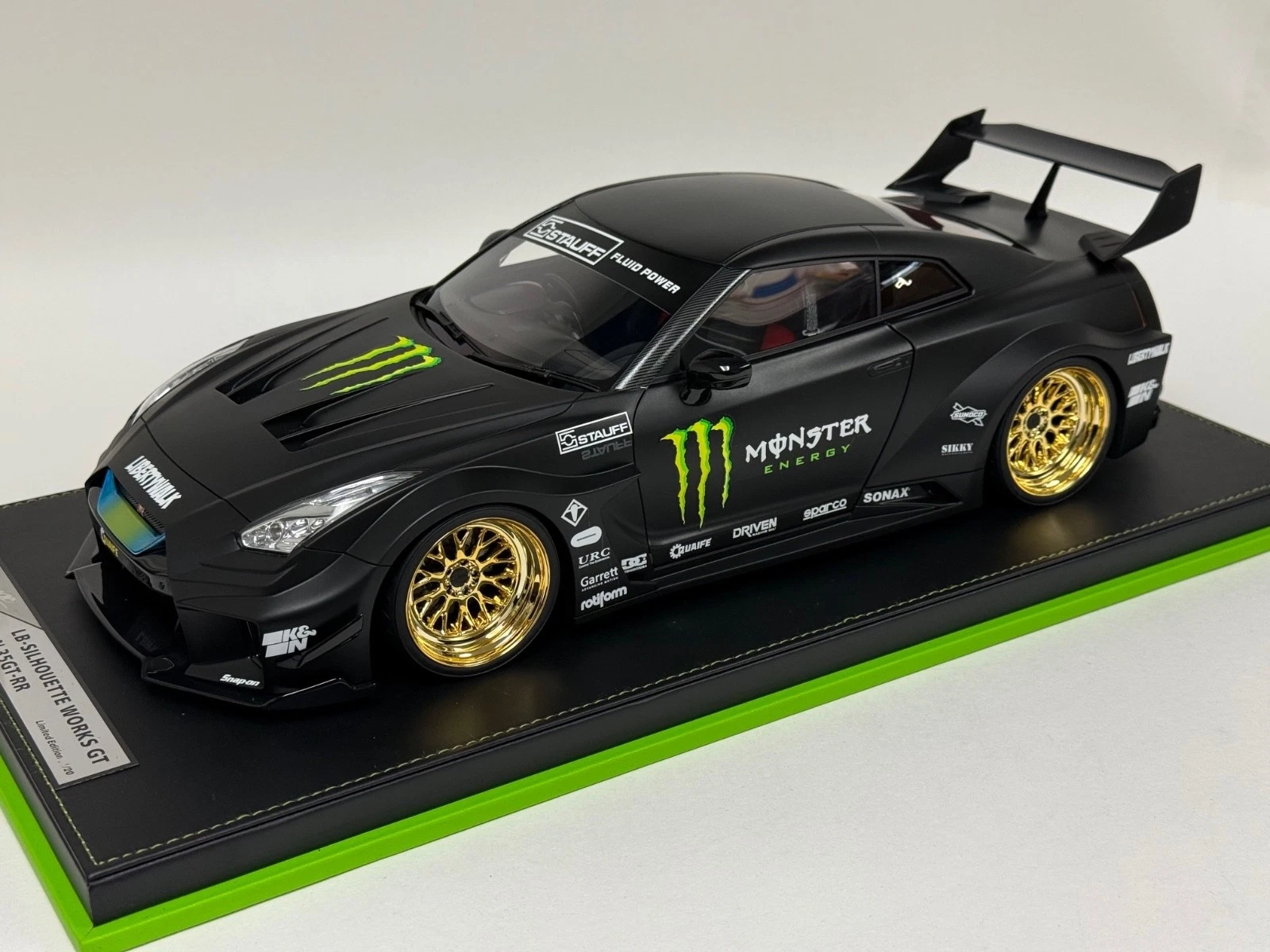 Nissan GT-R R35 GT-RR Liberty Walk Monster Black | AUTOBarnModels